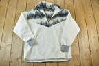 Vintage 1990s Hotheads Winter Wonderland Fleece Outdoorsman Sweater