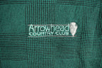 Vintage 1990s Arrowhead Country Club Slazenger Checkered Sweatshirt