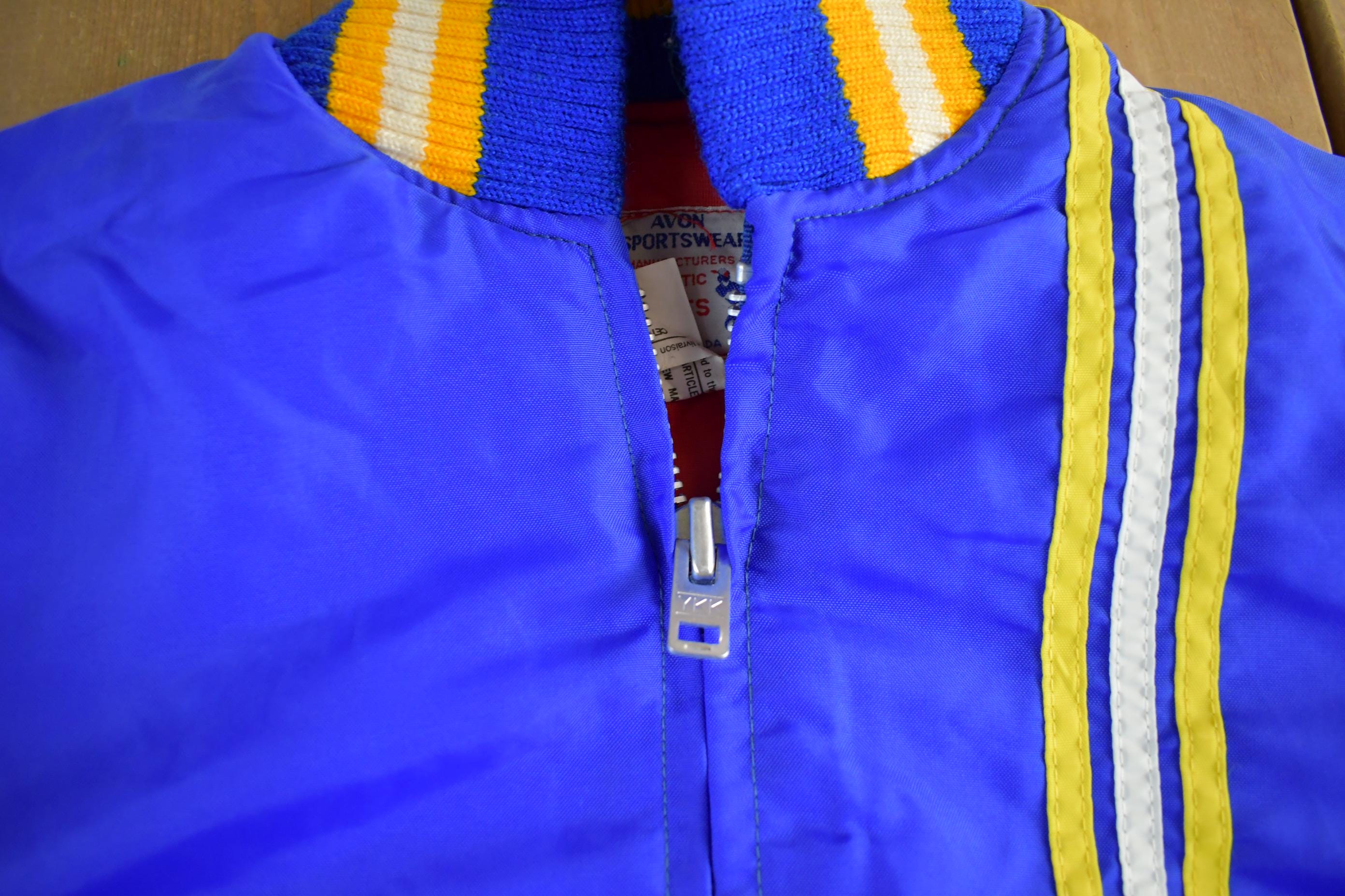 Vintage 1980s Avon Sportswear Racing Jacket Adult Small