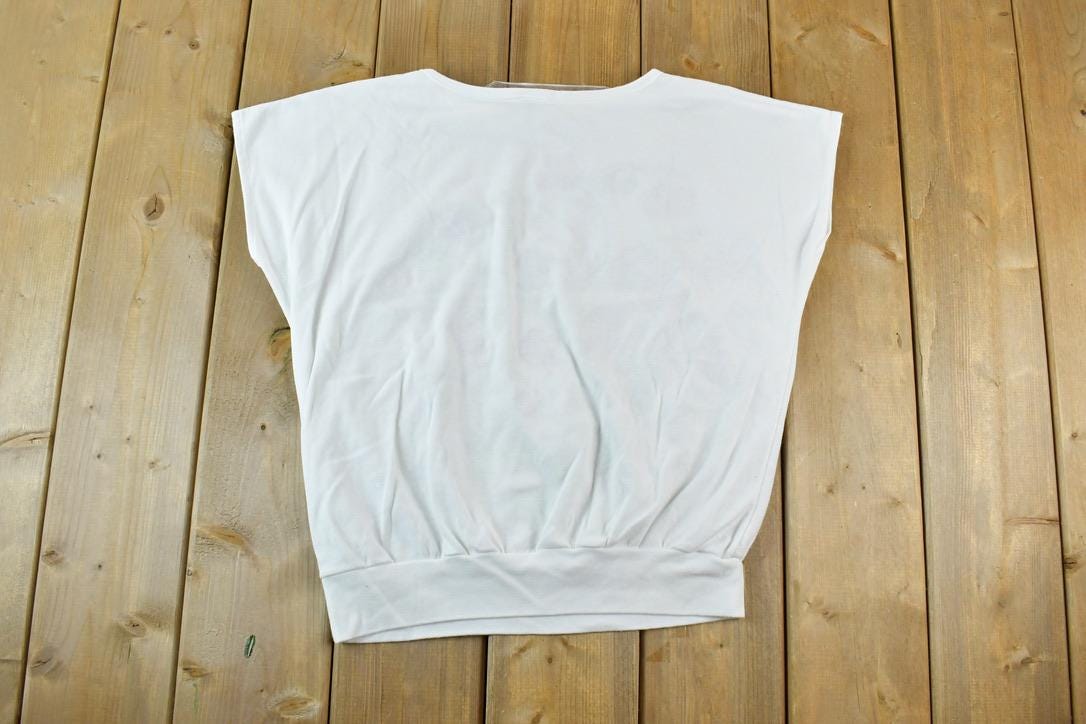 Vintage 1989 Strawberries Teddy Bear Single Stitch Tank Top