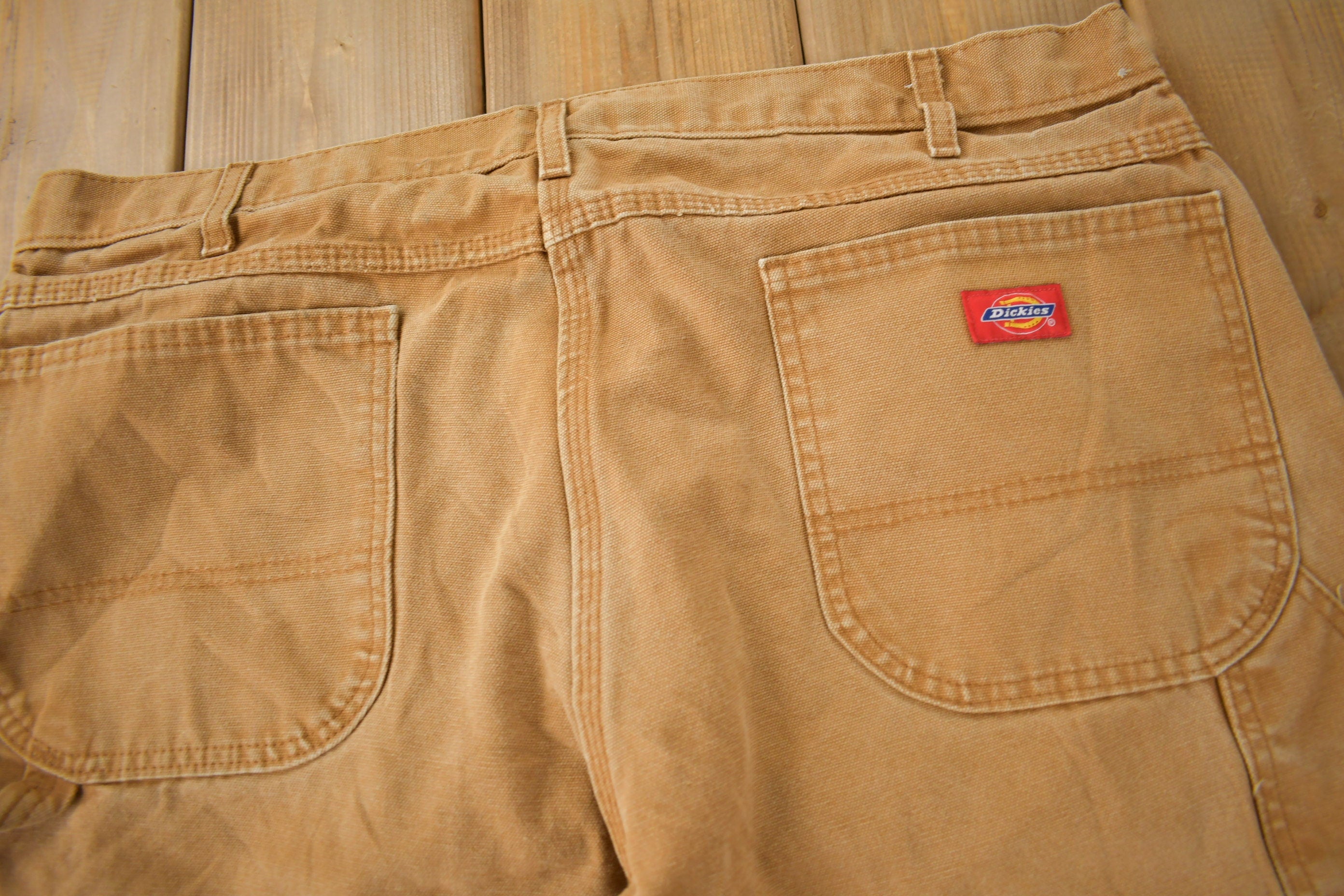 Vintage 1990s Dickie's Canvas Carpenter Pants Size 38 x 30