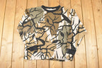Vintage 1990s Predator AOP Cracked Camo Graphic Print Crewneck Shirt Mens L