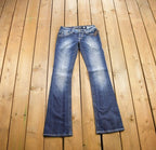 Vintage Y2K Miss Me Bedazzled Low Rise Jeans Size 26x31