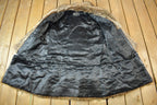 Vintage 1970s Ross Furs Adjustable Length Brown Raccoon Fur Coat