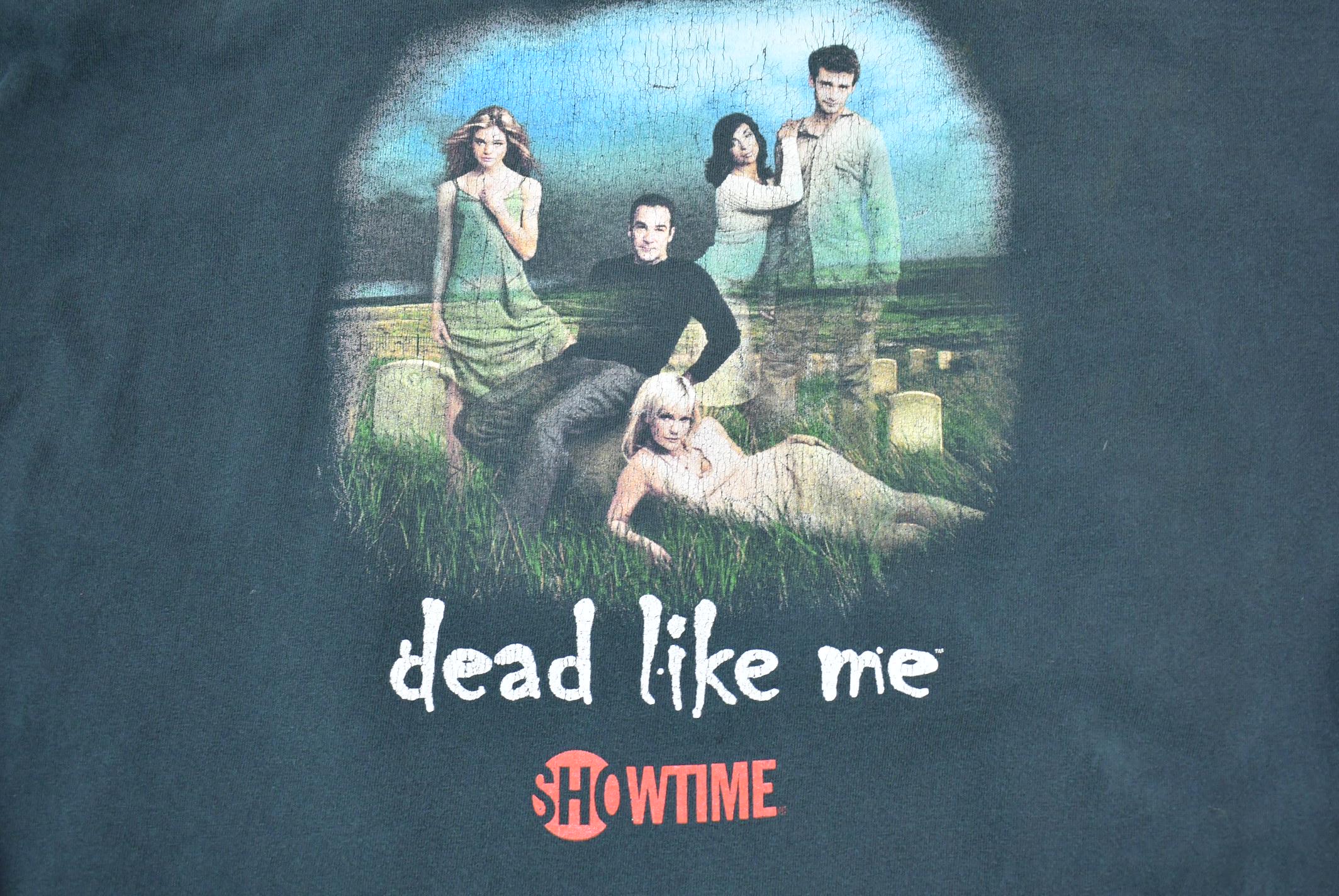 Vintage 2003 Dead Like Me TV Show Graphic Promo T-Shirt