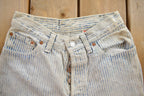 Vintage 1980s Women Striped Levi's Jeans Size 5
