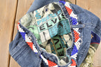 Vintage 1990s Custom Denim Elvis Presley Bag /