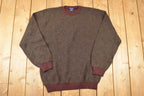 Vintage 1990s Jack Lefcourt Wool Knit Crewneck Sweater Men's L