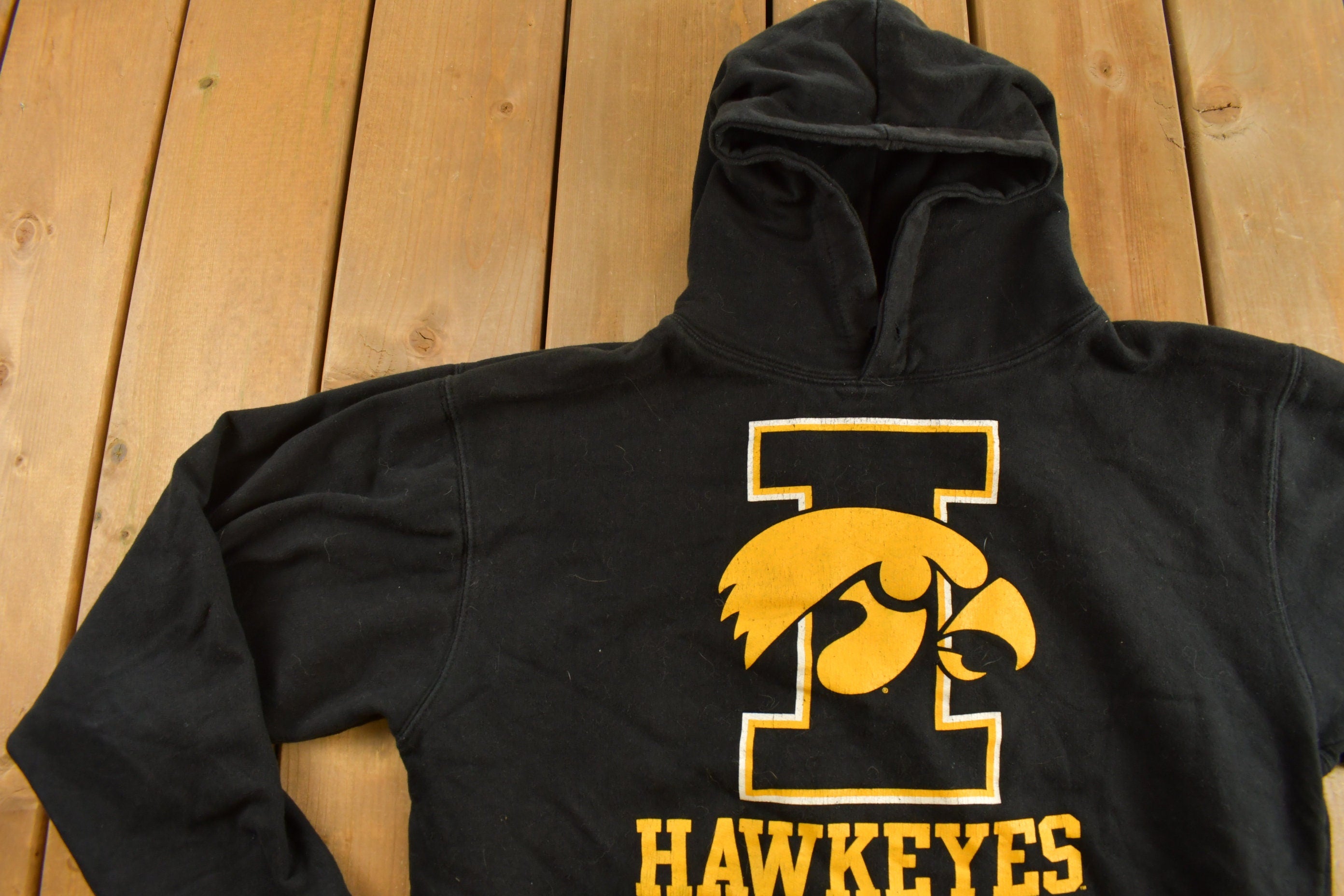 Vintage University of Iowa Collegiate Hoodie