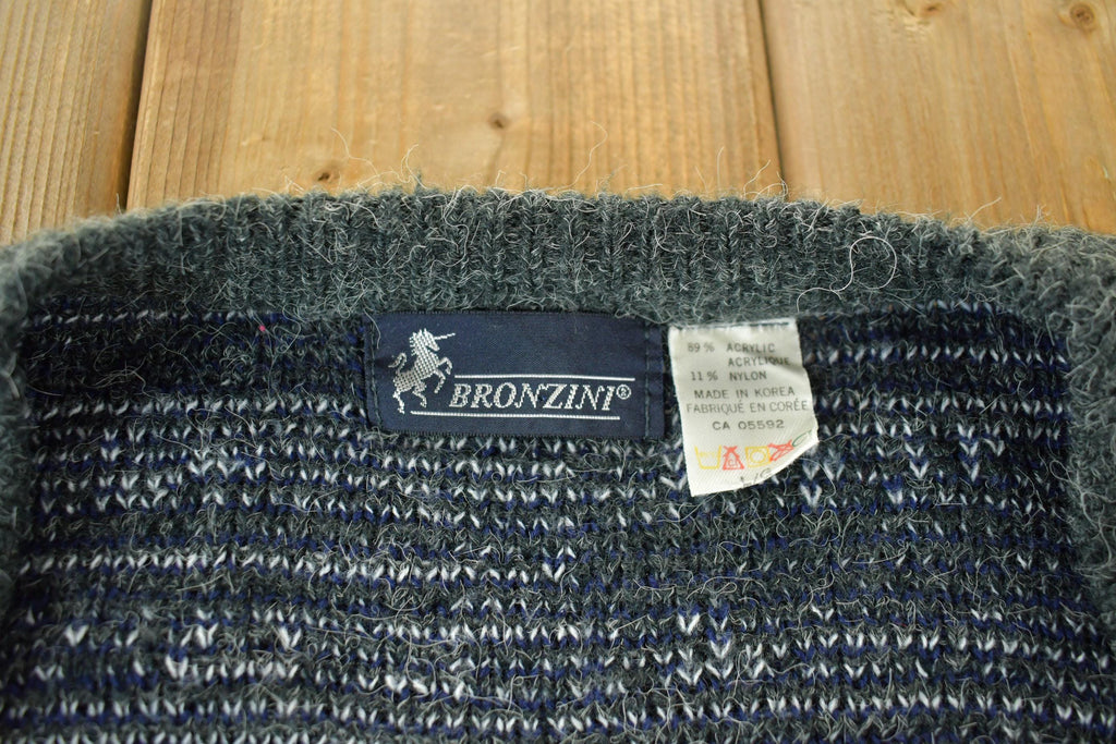 Vintage 1990s Bronzini Knit Cardigan Sweater