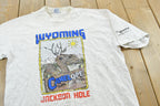Vintage 1990s Jackson Hole Wyoming Camelope Definition Souvenir T-Shirt Mens M  Single Stitch  90s Vacation Tee  Travel  Made in USA