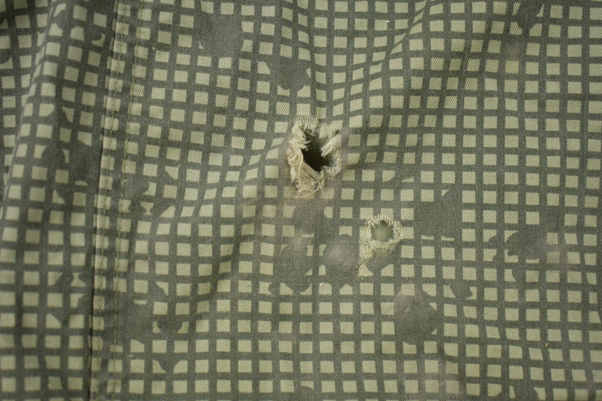 Vintage 2001 Military Hooded Overcoat Jacket /