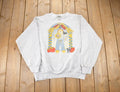 Vintage 1990s Cute Scarecrow Crewneck Sweater
