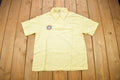 Vintage 1970s Deadstock American Aero Lights Embroidered Polo T Shirt