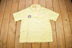 Vintage 1970s Deadstock American Aero Lights Embroidered Polo T Shirt