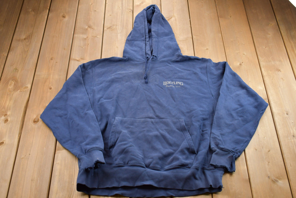 Vintage 2000s Champion Hoefling Trucking Bull Sweatshirt
