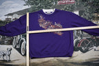Vintage 1990s Double Collar Floral Crewneck