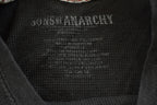 Vintage Y2K Sons of Anarchy Grim Reaper Thermal Knit Long Sleeve Shirt Men's / 2000s Hip Hop Fashion / Y2K Streetwear