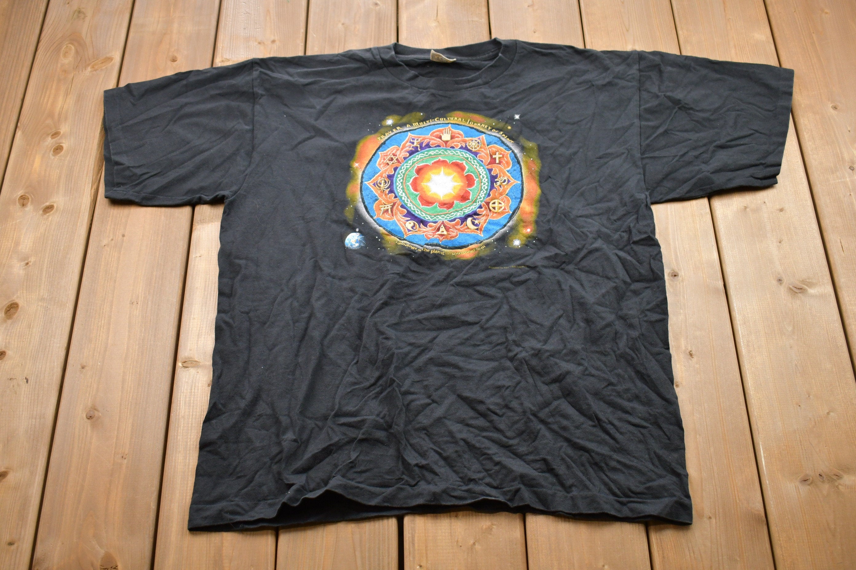 Vintage 1990s Journey Of Spirit Graphic T-Shirt