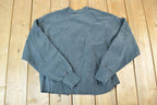 Vintage 1990s All American Screen Printing Cropped Heavyweight Souvenir Crewneck Sweatshirt Made In USA