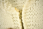 Vintage 1950s Hand-Knit Deer Curling Sweater