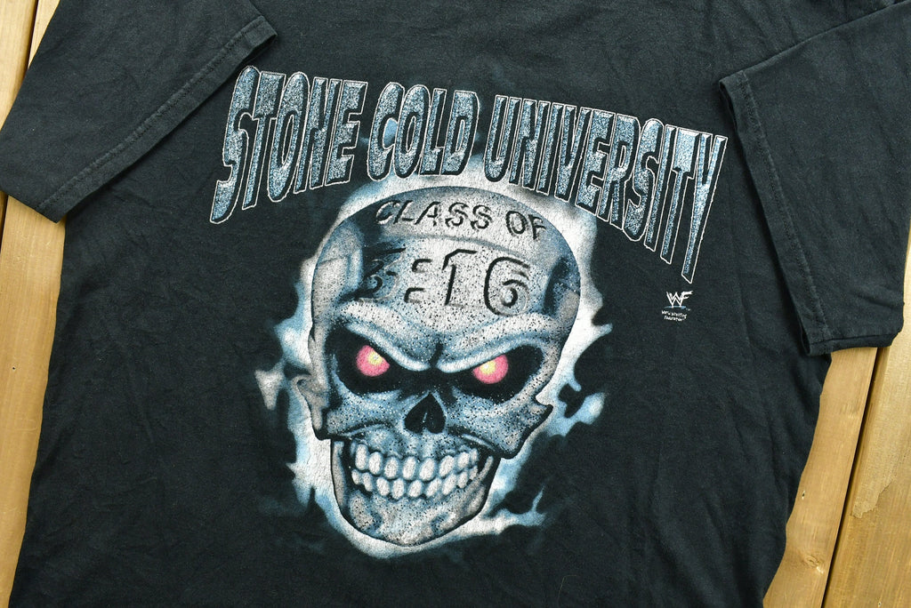 Vintage 1998 Stone Cold University Wrestling T-Shirt