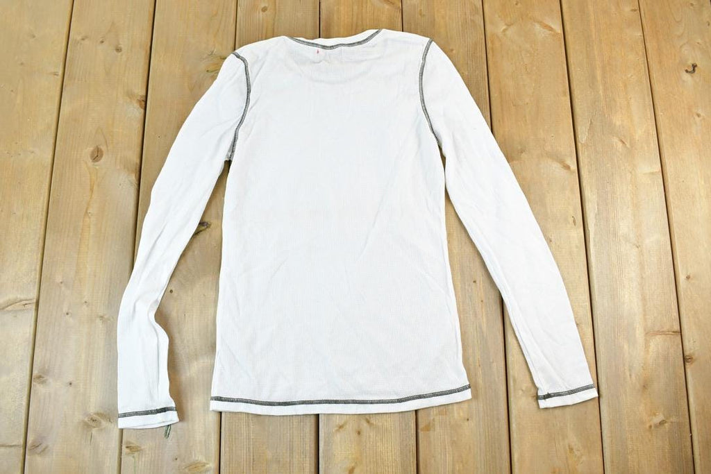 Women Vintage Vigoss Y2K Blank White T-Shirt / Vigoss Grunge Skull Print / Contrast Stitch / Internet Famous Clothing / Over Dyed