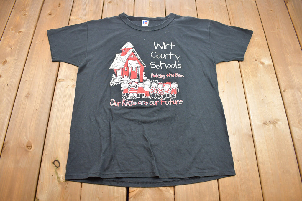 Vintage 1990s Wirt County School Board Graphic T Shirt