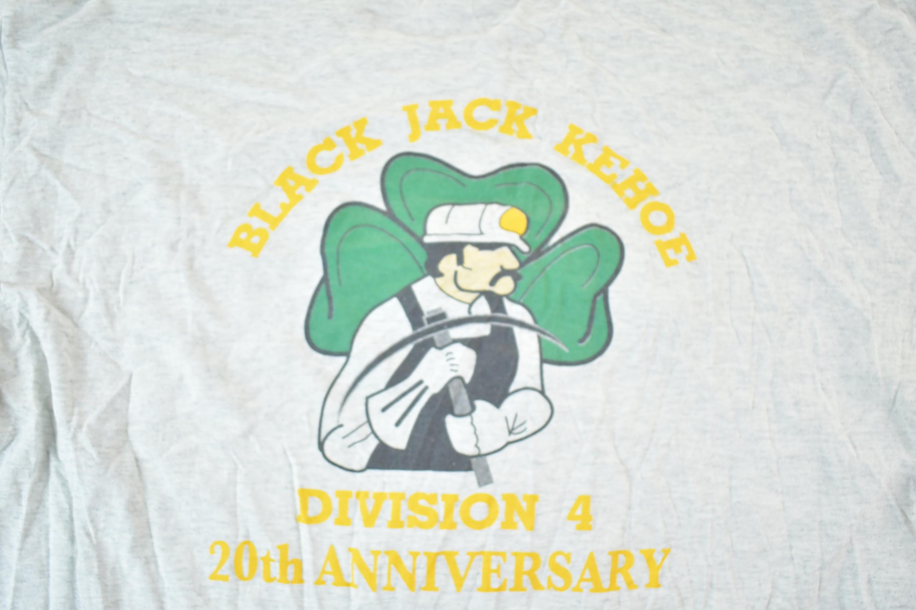 Vintage 1990s Black Jack Kehoe Division 4 Souvenir T-Shirt Mens XL