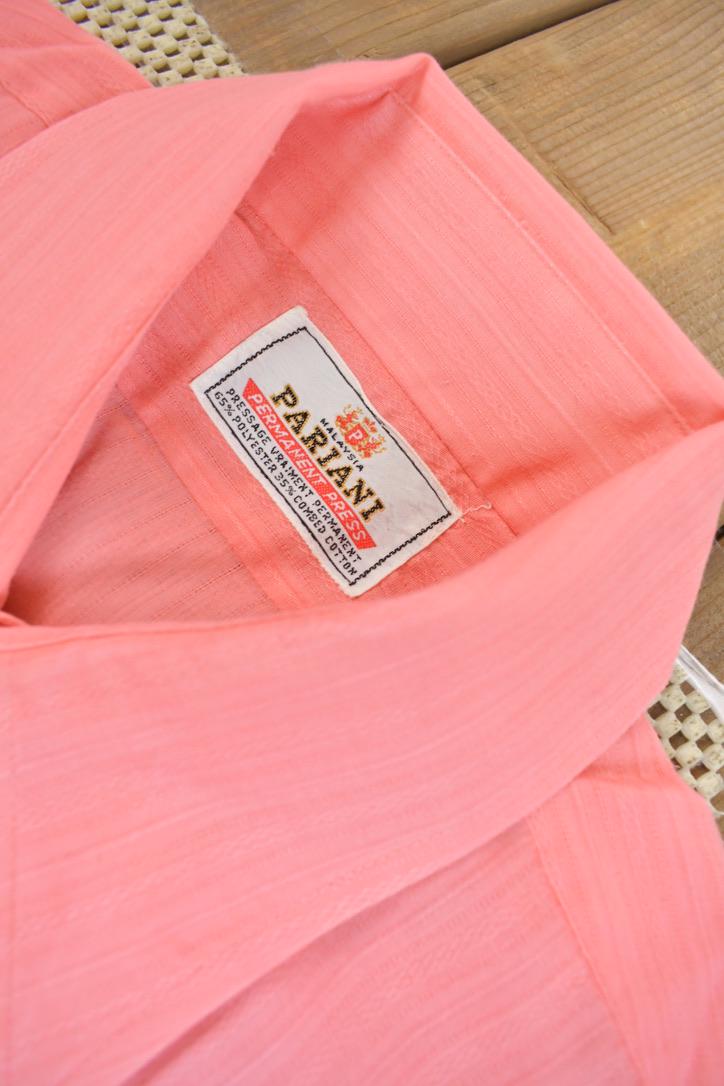 True Vintage 1970s Pariani Pink Button Up Shirt