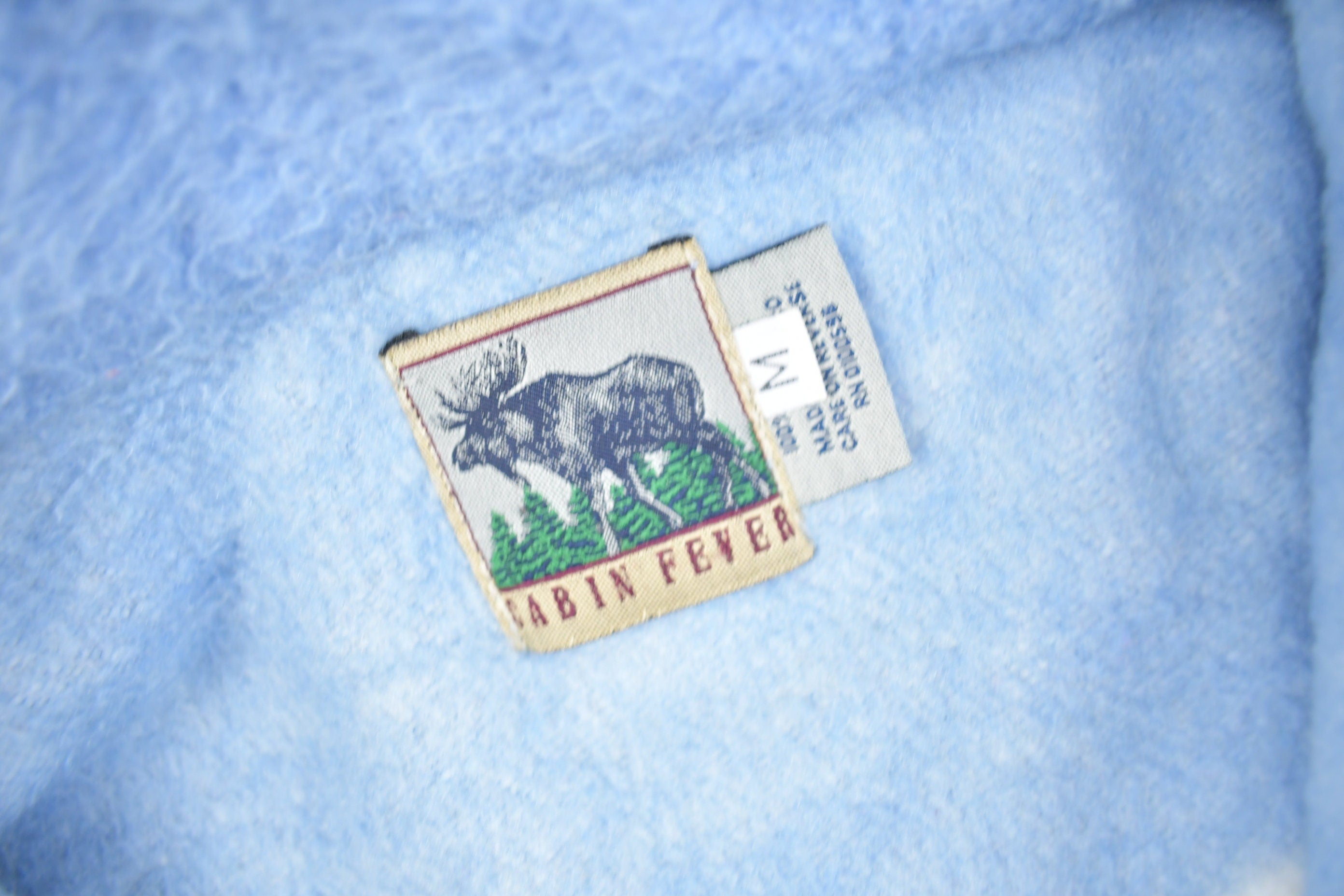 Vintage 1990s Winter Theme Fleece Sweater