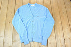 Vintage 1970s Izod Lacoste Knit Cardigan Sweater Men's S