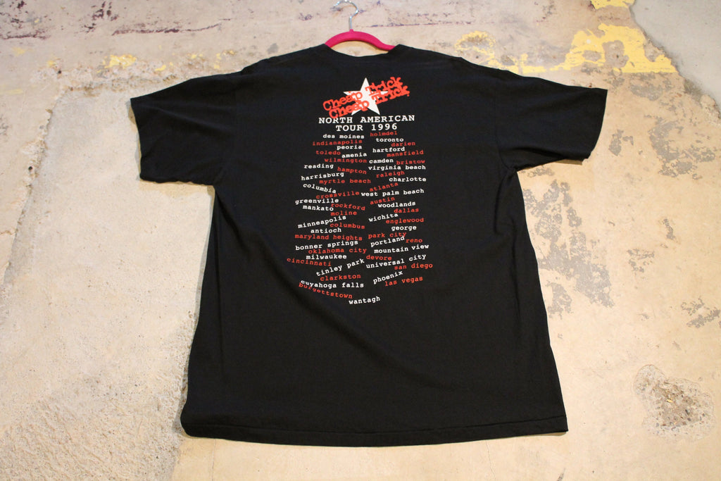 Vintage 1996 Cheap Trick North American Tour Promo T Shirt AOP