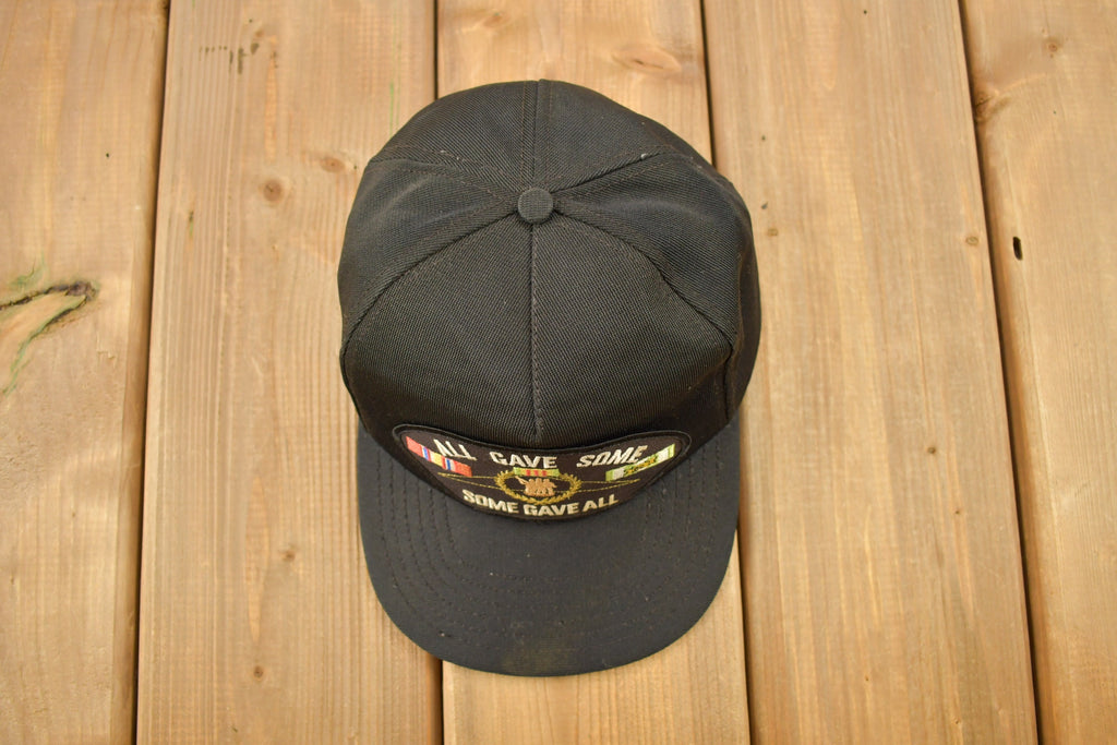 Vintage 1990s All Gave Some Some Gave All Military Hat