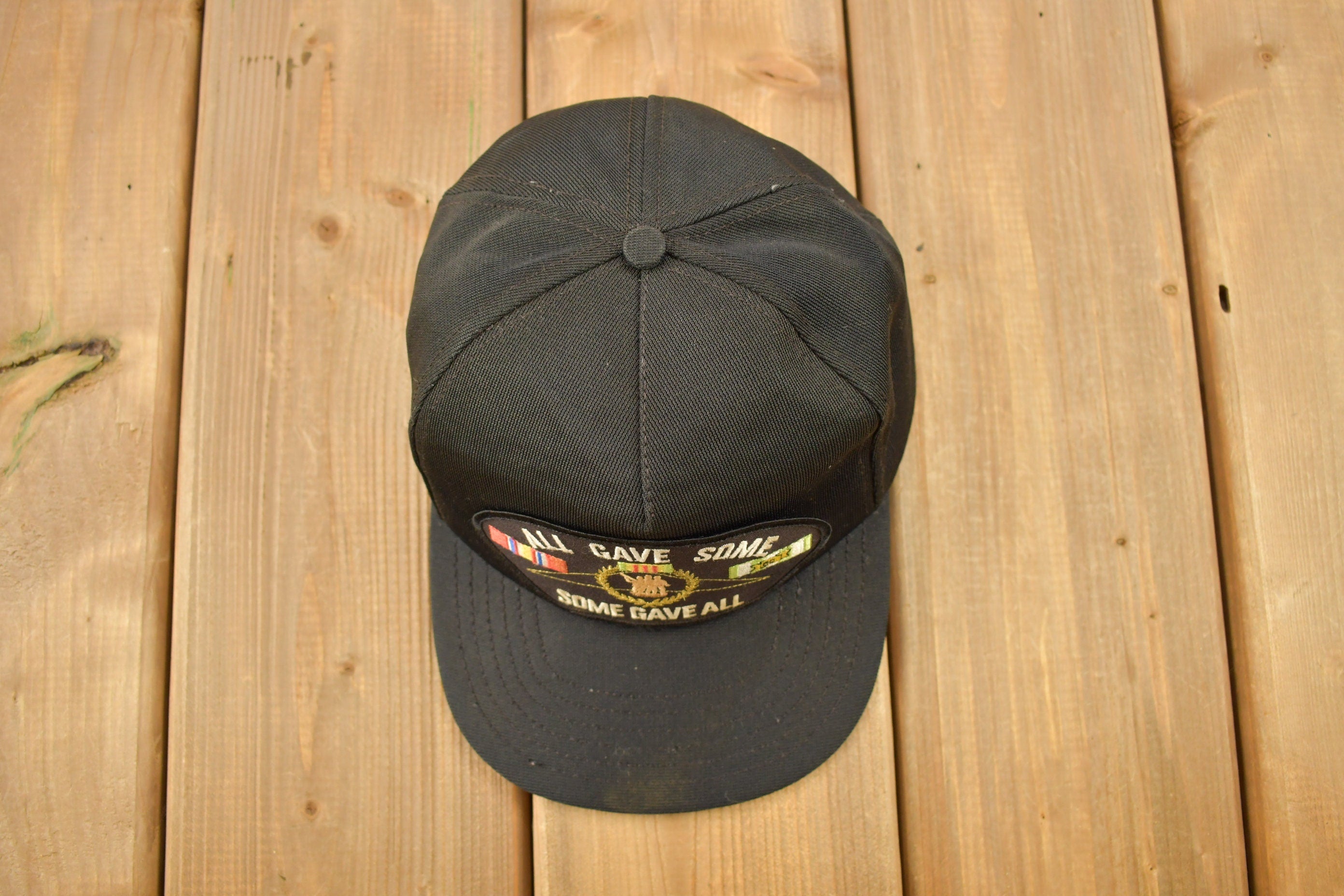 Vintage 1990s All Gave Some Some Gave All Military Hat