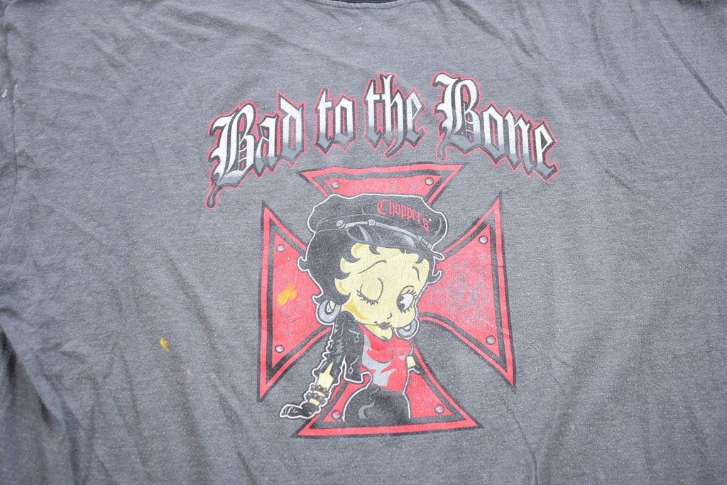 Vintage 1990s Bad To The Bone Betty Boop Graphic T-Shirt