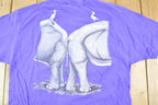 Vintage 1990s Grant's Farm elephants FAB Souvenir T-Shirt Mens L