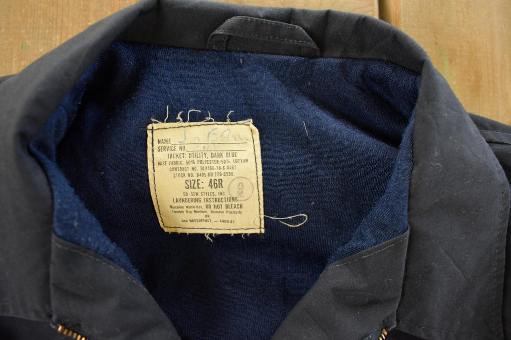 Vintage 1978 Military Utility Jacket Men's Large