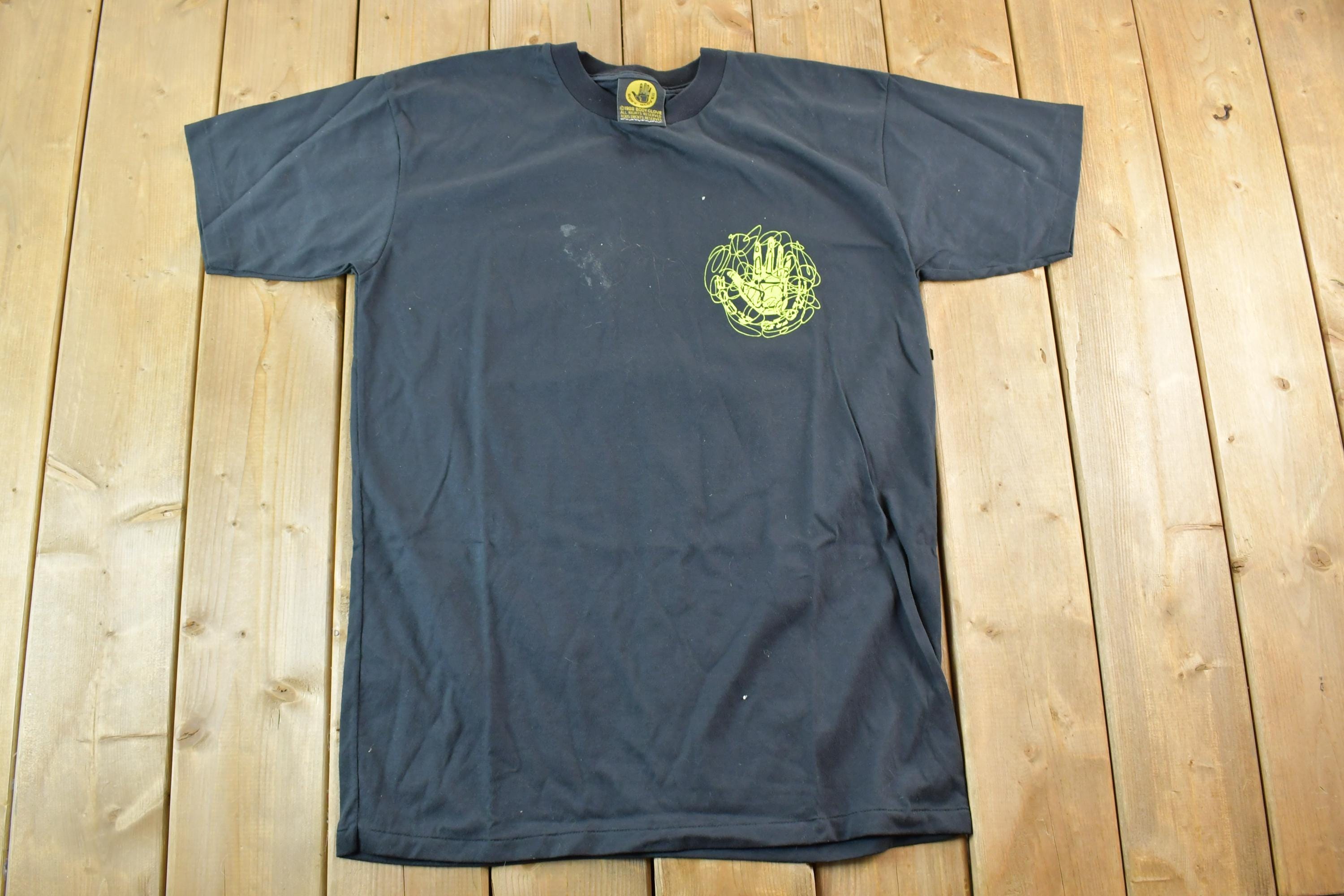 Vintage 1988 Body Glove All Over Print Neon Single Stitch Surfing T-Shirt