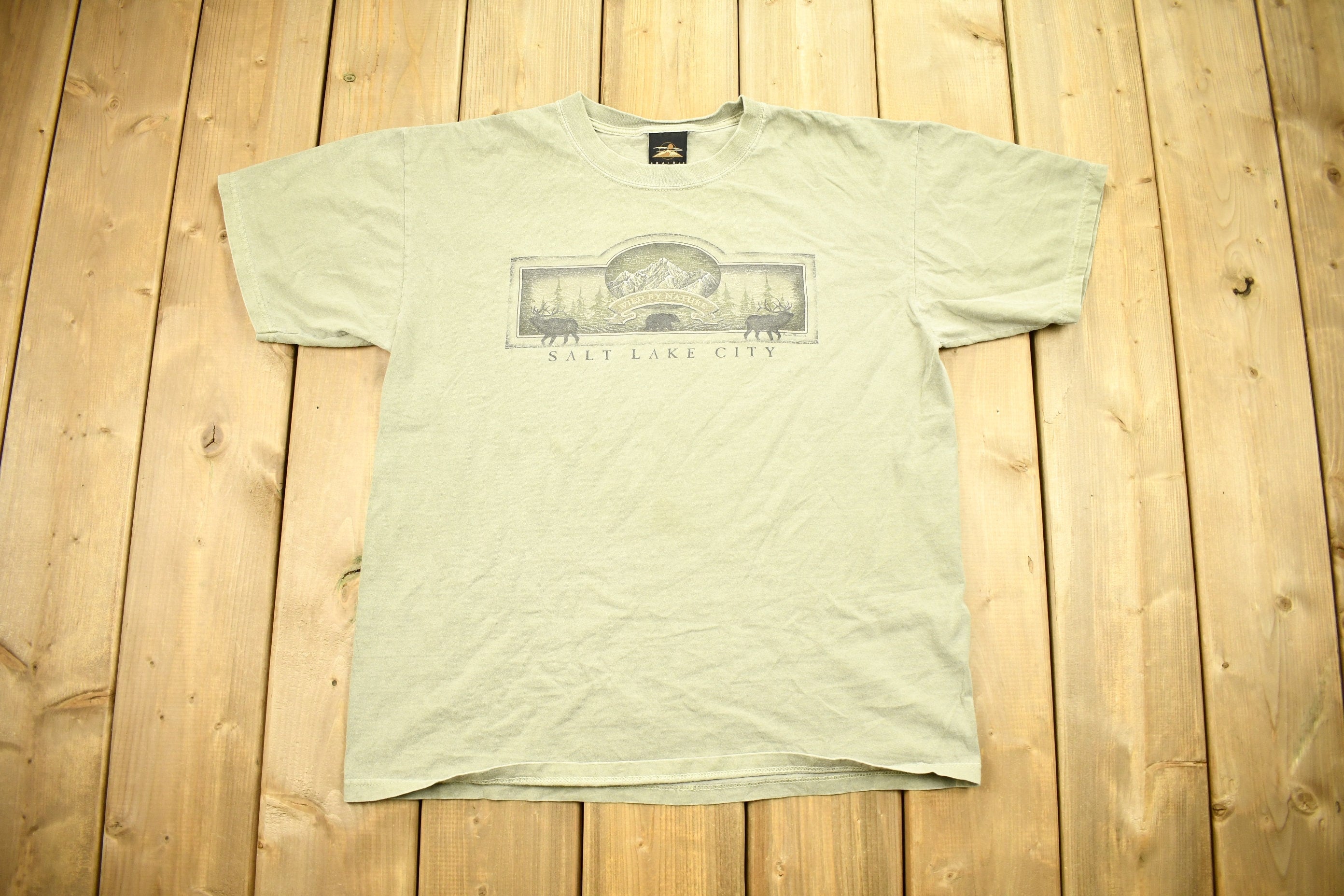 Vintage 1990s Salt Lake City Wild By Nature T-Shirt