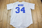 Vintage 1990s Chicago Cubs Wood MLB Majestic Baseball Jersey