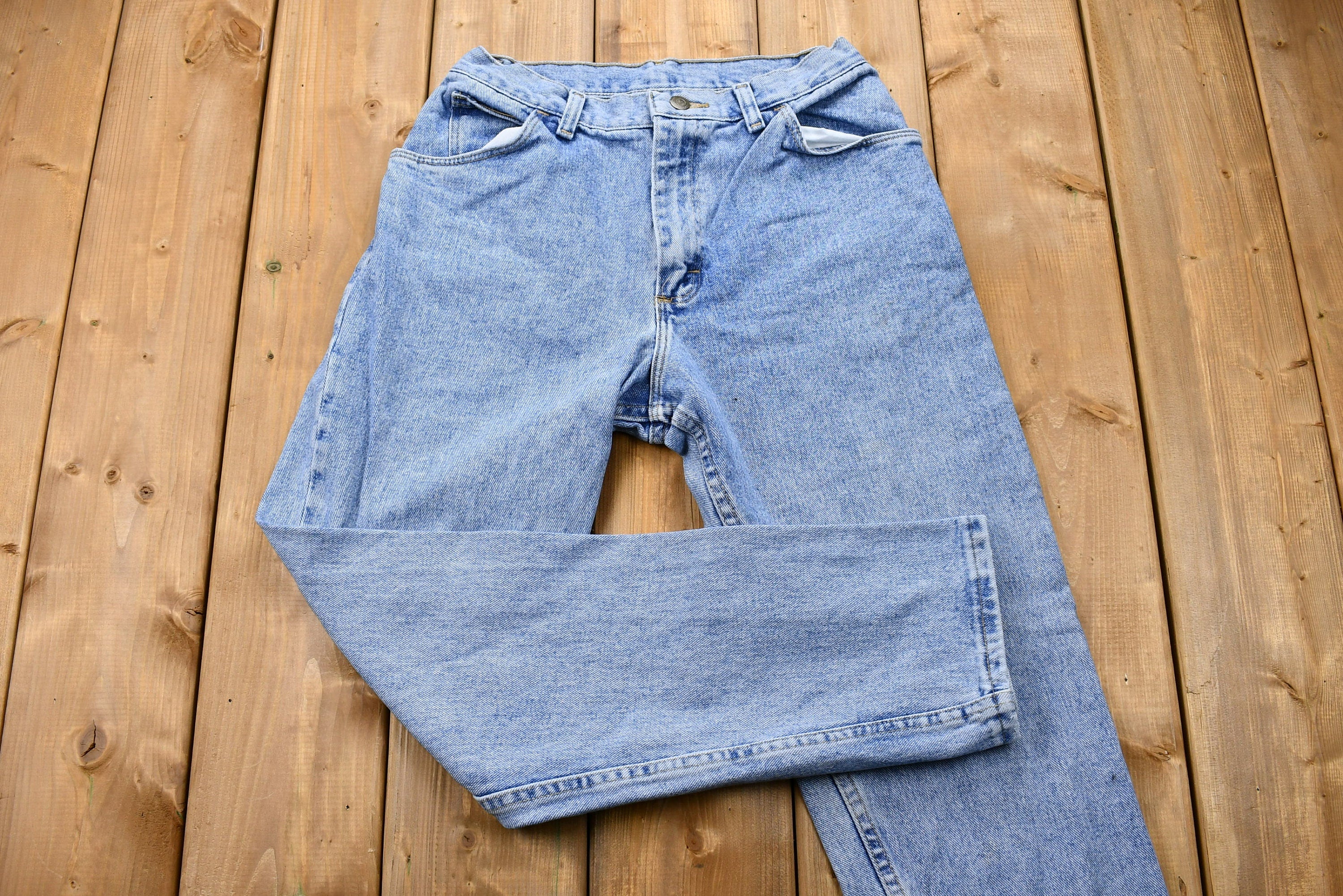 Vintage 1990s Wrangler Mom Light Wash Jeans