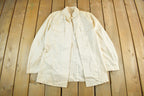 Vintage 1940s Navy Coast Guard Novakoff Uniform Shirt Men's Medium