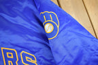 Vintage 2000s Milwaukee Brewers Cooperstown MLB Baseball Embroidered Snap Button Satin Bomber Jacket Mens 3XL