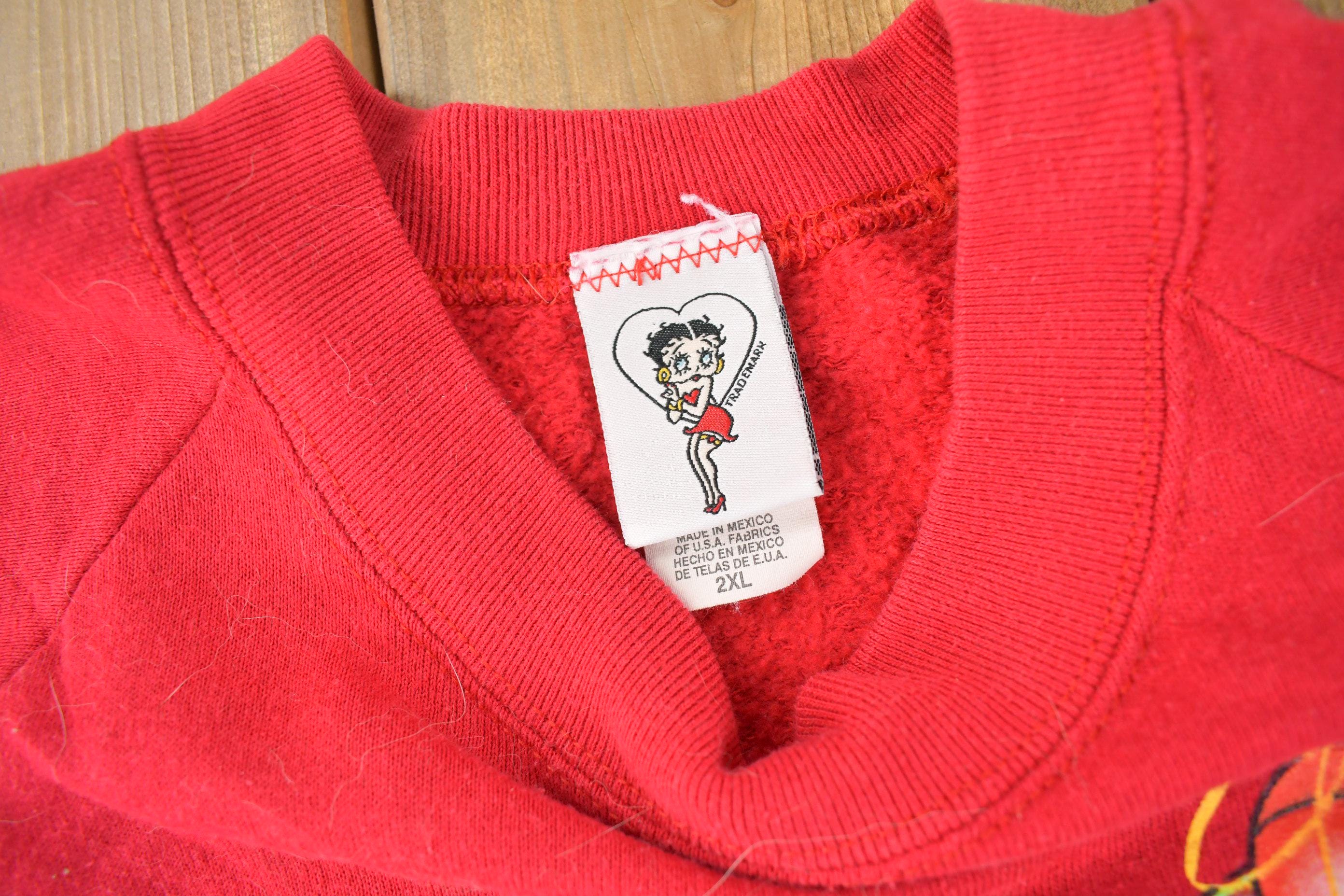 Vintage 1999 Betty Boop Christmas Theme Crewneck