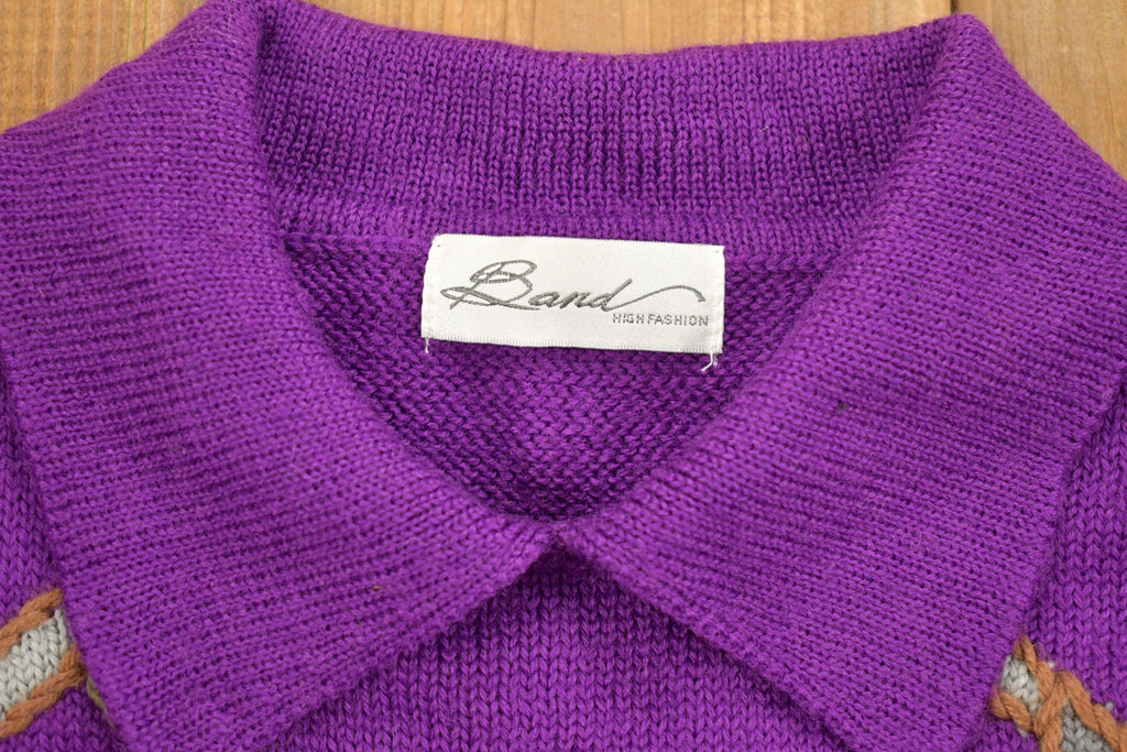 Vintage 1990s Fruit Bowl Knit Sweater