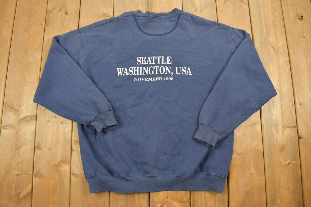 Vintage 1990s GTI Wellness Seattle Crewneck Sweatshirt