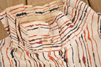 Vintage 1980s Ruffle Collar Button Up Shirt