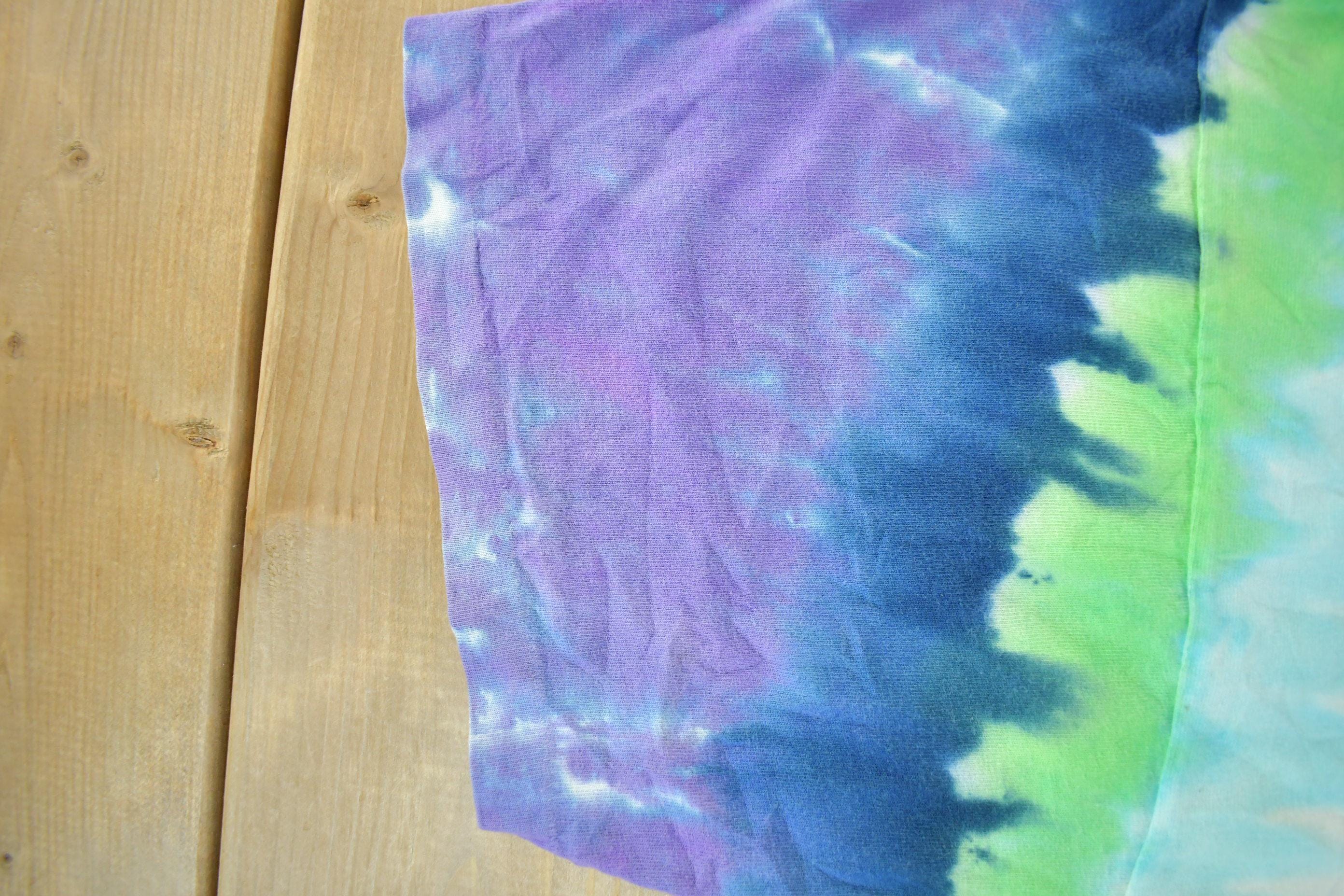 Vintage 1999 Grateful Dead Terrapin Station Tie Dye Liquid Blue Band T Shirt Men's Large