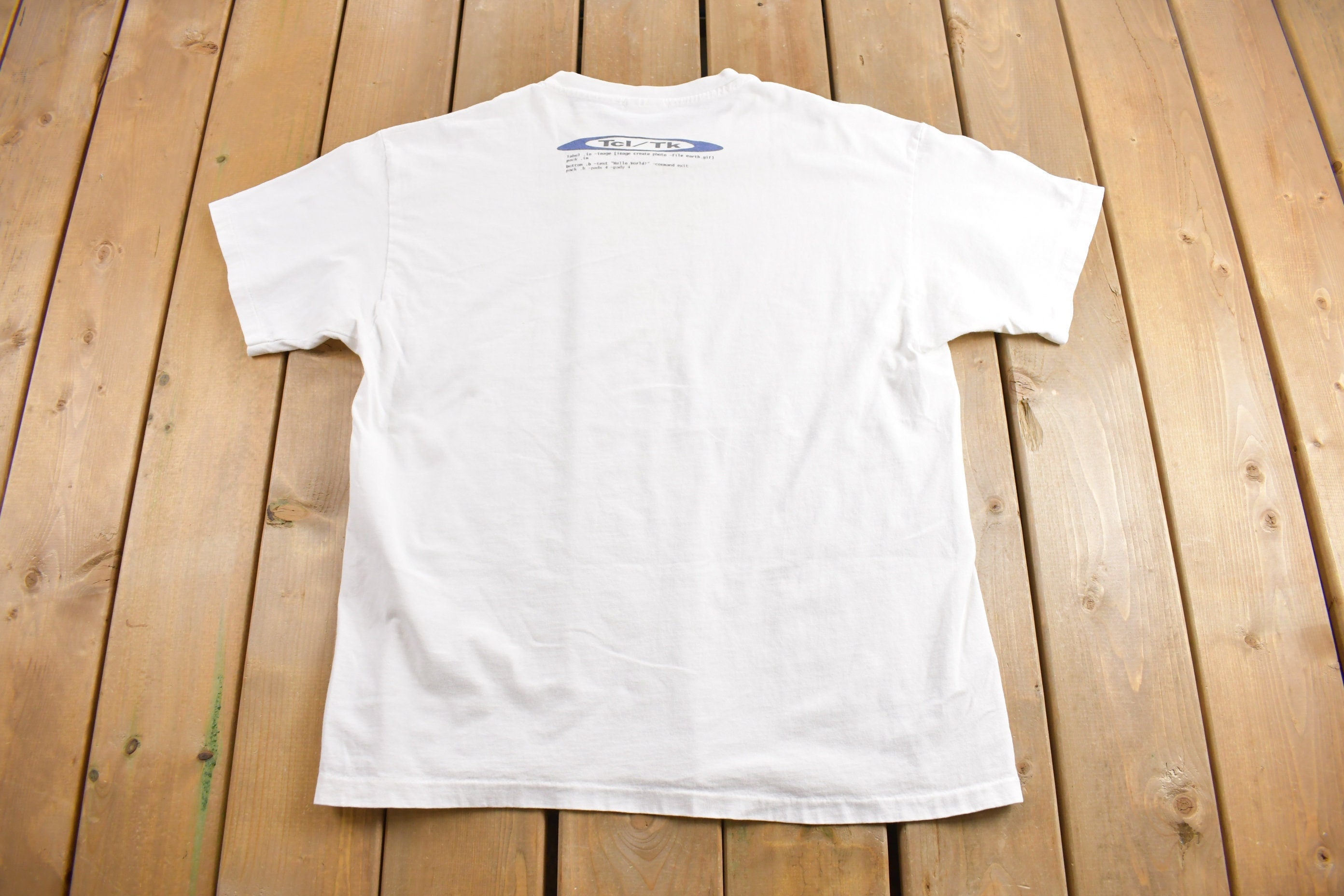 Vintage 1990s "Hello World" Coding Graphic T-Shirt